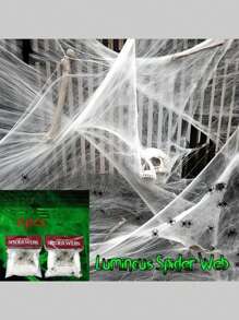 2/4 chiếc trang trí mạng nhện co giãn màu trắng ma quái - Dây lưới ma ám hoàn hảo cho ngôi nhà ma, quán bar, phòng và đồ trang trí nhà cửa - Quà tặng lý tưởng cho lễ Halloween, Ngày của người chết và lễ Phục sinh - trắng - Xem 10