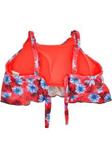 Plus Size Bikini Tops - Đỏ và trắng - Xem 4