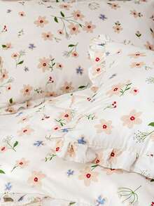 2/3入組花卉印花被套組,附1/2枕套-舒適柔軟的寢具,為您帶來舒適的睡眠 - 花海 - 查看 5