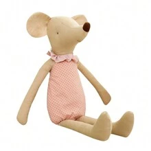 1 Pieza Ratón De Peluche En Color Rosa Claro - Rosa Pálido - Ver 1