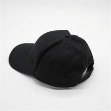 1 Pc 帽子男士春秋鴨舌帽嘻哈帽子休閒休閒時尚搭配女遮陽棒球帽 - 黑色 - 查看 7