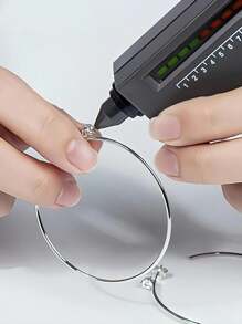 LI JIN 1 對女士大號圓形耳環,摩根石,d-e 顏色,vvs 級,925 純銀,鍍 18k 白金和黃金,適合日常佩戴 - 金色 - 查看 3