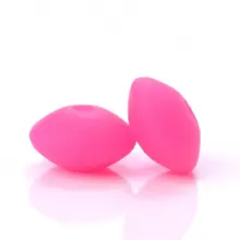 50颗12毫米硅胶算盘珠，DIY手链项链钥匙扣工艺材料 - 彩色 - 查看 14