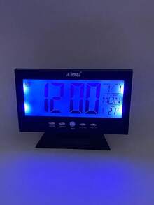 Digital & Analog-Digital Clocks - 黑色 - 查看 2