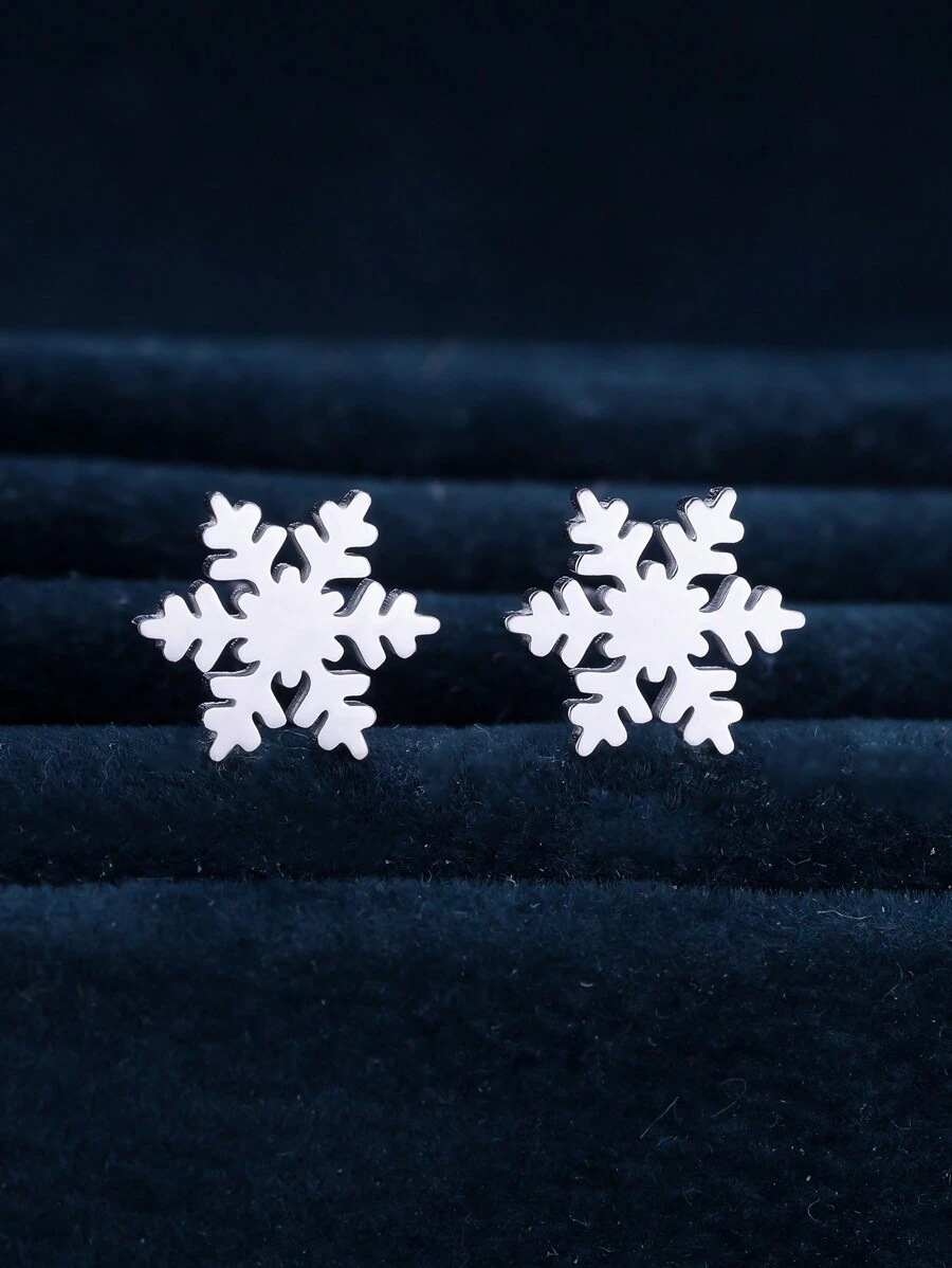 Tsnamer Bông tai stud - Bạc - Xem 1