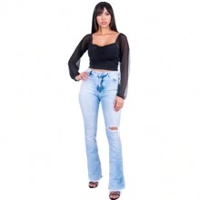 Women Sports Tees & Tanks - màu đen - Xem 5