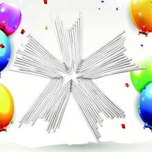 50/100pcs 1.8g 260Q White & Black Long Latex Balloons For Birthday Party Decoration, Twisting & Modeling Balloons,Christmas