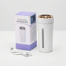 1pc Mini Usb Powered Air Humidifier (270ml, 4 Hours Timing Auto Shutdown Rm0628) With 7-color Led Gradual Changing Night Light, Aromatherapy Diffuser Compatible With Tap Water And Water-soluble Essential Oil - Suitable For Home, Office, Bedroom, Car - RM-0628 white humidifier - View 11