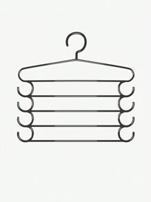 1 件褲架、領帶架(顏色和款式隨機) - 黑色 - 查看 5