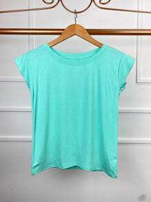 Women Blouses - 薄荷綠 - 查看 1
