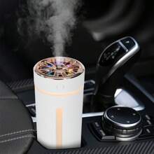 1pc Mini Usb Powered Air Humidifier (270ml, 4 Hours Timing Auto Shutdown Rm0628) With 7-color Led Gradual Changing Night Light, Aromatherapy Diffuser Compatible With Tap Water And Water-soluble Essential Oil - Suitable For Home, Office, Bedroom, Car - RM-0628 white humidifier - View 10
