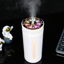 1pc Mini Usb Powered Air Humidifier (270ml, 4 Hours Timing Auto Shutdown Rm0628) With 7-color Led Gradual Changing Night Light, Aromatherapy Diffuser Compatible With Tap Water And Water-soluble Essential Oil - Suitable For Home, Office, Bedroom, Car - RM-0628 white humidifier - View 8