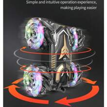 Carro control remoto todo terreo pulsela del mando gira 360 - Negro - Ver 6