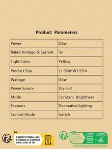 1入組 Led 電子蠟燭，迷你玫瑰圖案折射光環投影，溫暖的燈光，無焰蠟燭燈由電池供電，非常適合情人節、聖誕節、婚禮派對、家居裝飾和其他節日燭光設置 - 透明 - 查看 10