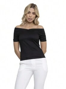 Women T-Shirts - màu đen - Xem 1