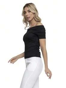 Women T-Shirts - màu đen - Xem 2