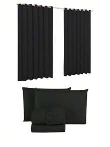 Sheet Sets With Pillowcases - màu đen - Xem 1