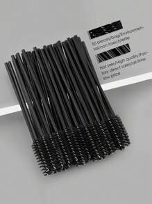 50pcs Disposable Eyelash Brush Set Lash Extension Tool, Eyelash Curler Comb Wands For Eyebrow, Findcolor (Directly Sold By Factory) - Black - View 9