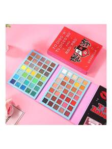 Paleta de sombras, iluminadores y rubores. Paleta RBD. Rebelde. Maquillaje - Rojo - Ver 2