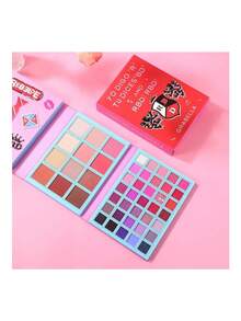 Paleta de sombras, iluminadores y rubores. Paleta RBD. Rebelde. Maquillaje - Rojo - Ver 3