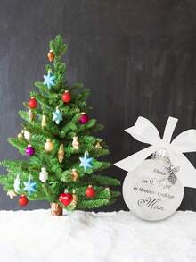 1入聖誕天堂紀念吊墜,適合作為父親節禮物裝飾