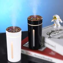 1pc Mini Usb Powered Air Humidifier (270ml, 4 Hours Timing Auto Shutdown Rm0628) With 7-color Led Gradual Changing Night Light, Aromatherapy Diffuser Compatible With Tap Water And Water-soluble Essential Oil - Suitable For Home, Office, Bedroom, Car - RM-0628 white humidifier - View 7