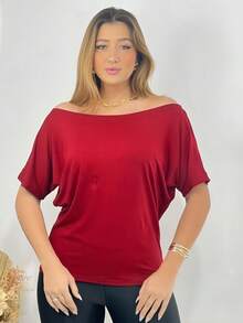 Women T-Shirts - 紅色 - 查看 3