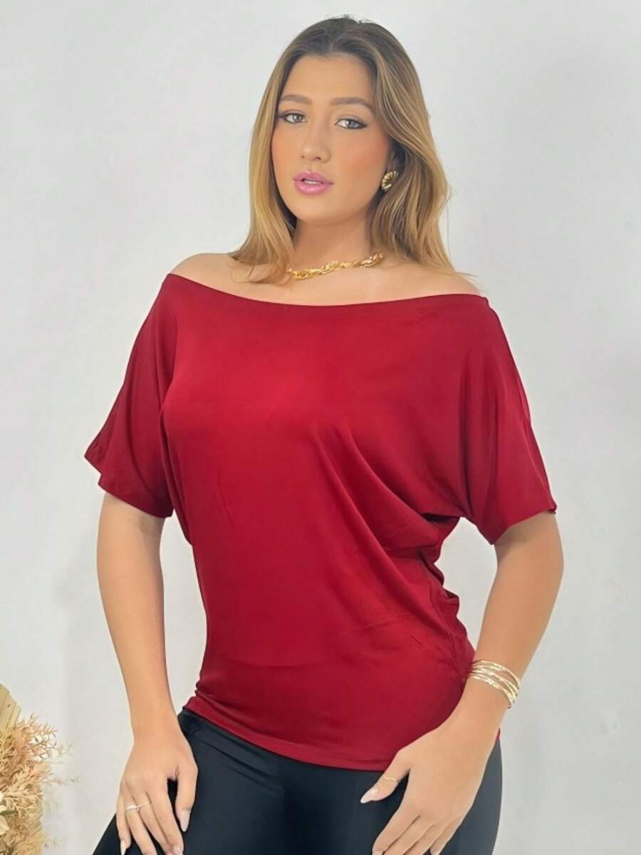 Women T-Shirts - 紅色 - 查看 1