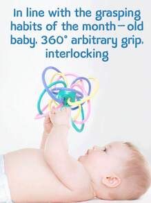 1 Đồ Chơi Mọc Răng Cảm Giác Cho Bé 0-6 Tháng Tuổi | Đồ chơi mọc răng cho bé 6 đến 12 tháng tuổi Đồ chơi bóng mọc răng cho bé 0-3 tháng tuổi Đồ chơi cảm giác cho trẻ sơ sinh dành cho trẻ 0-3-6-12 tháng tuổi (Một số bộ phận có thể ngẫu nhiên) Đồ chơi mọc răng - Nhiều màu - Xem 2