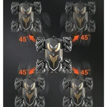 Carro control remoto todo terreo pulsela del mando gira 360 - Negro - Ver 7