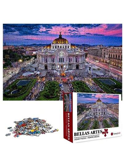 Rompecabezas  Multicolor Hanilysh de 1000 Piezas, Perfecto para Todas las Edades. Calidad Premium y Diseño Adorable para Decorar Interiores.