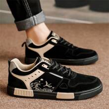 Men's Shoes Autumn New Casual Comfortable Sport Shoes,Non-Slip Soft Sole Work Shoes, Large Size - Black - View 7