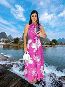 Women Dresses - 紫羅蘭色 - 查看 3