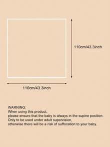 1入組110*110cm可愛卡通柔軟的6層纱线嬰兒毯子的床上用品