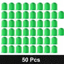 10/50/100入組輪胎氣閥帽,配有o形橡膠環,適用於汽車、suv、自行車、卡車、摩托車,具有密封性能和堅固耐用的通用氣閥套 - 綠色 - 查看 13