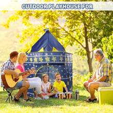 Carpa De Castillo Para Niños, Juegos En Interior O Exterior Azul Y Rosa LEODY linea king rey