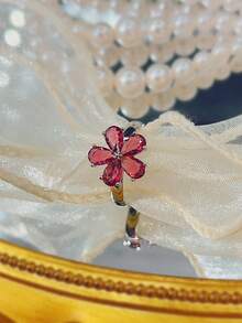 1入組時尚手環,1對的耳環,1套裝的圓環(3入組)合適的適用於每天穿戴