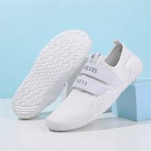 Couple Training Shoes, Fitness Gym Barefoot Styling Shoes, Anti-Slip, Lifting, Squat, Deadlift, Training, Running, Yoga, For Women - White - View 2