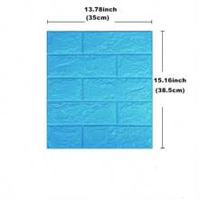 10入組3d泡沫磚紋壁紙,自粘式可拆卸防水牆面裝飾適用於臥室、廚房、客廳、浴室