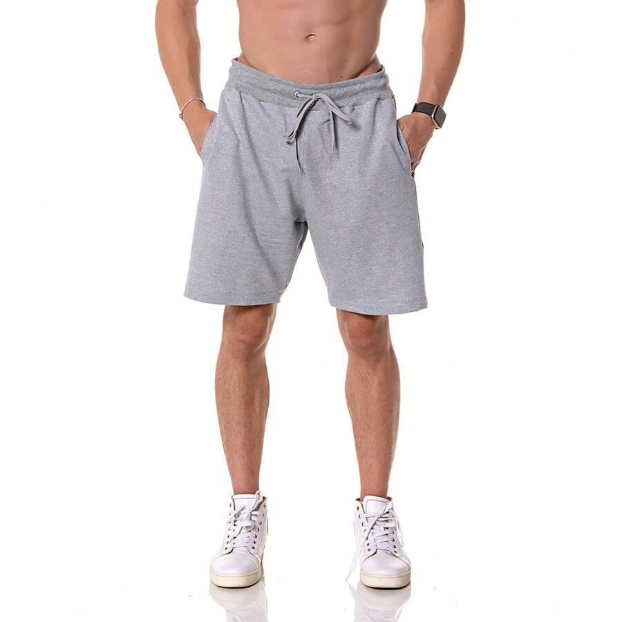 Men Shorts - 灰色 - 查看 1