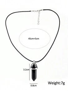 1pc Vintage Style Boy's Necklace, Back To School Gift