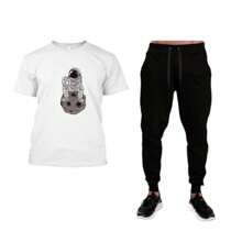 Men Two-piece Outfits - White - View 1