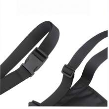 1pc Black Nurse Tool Waist Bag Portable First Aid Medical Supplies Storage Bag, European And American Style