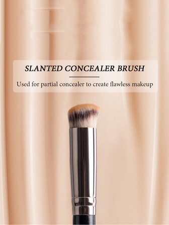 1 pieza cabeza redonda Brocha correctora , suave fibra cerda , conveniente multifunción Utensilio de Maquillaje