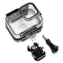 ORBMART 50m Waterproof Case Protective Housing For GoPro Hero 13 12 11 10 9 Black Action Camera Accessories - White - View 5