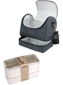 Lunch Bags - 黑色 - 查看 2