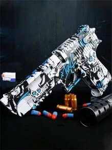 Nuevo Set De Pistola De Juguete Con Balas Suaves Expulsadas / Pistola De Juguete Realista - Multicolor - Ver 1