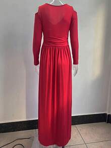 Vestido de noche elegantes,Vestidos formales,Vestidos de fiesta,Vestidovestidos,Faldas de mujer,Vestidos largospestañas,Azul/Rosa/Verde/Rojo/Negro - Rojo - Ver 4