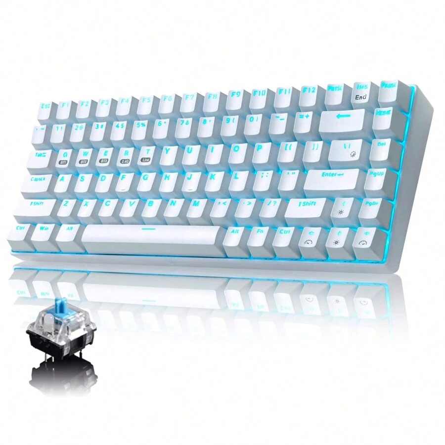 Teclado - Blanco azul - Ver 1