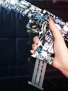 Nuevo Set De Pistola De Juguete Con Balas Suaves Expulsadas / Pistola De Juguete Realista - Multicolor - Ver 5